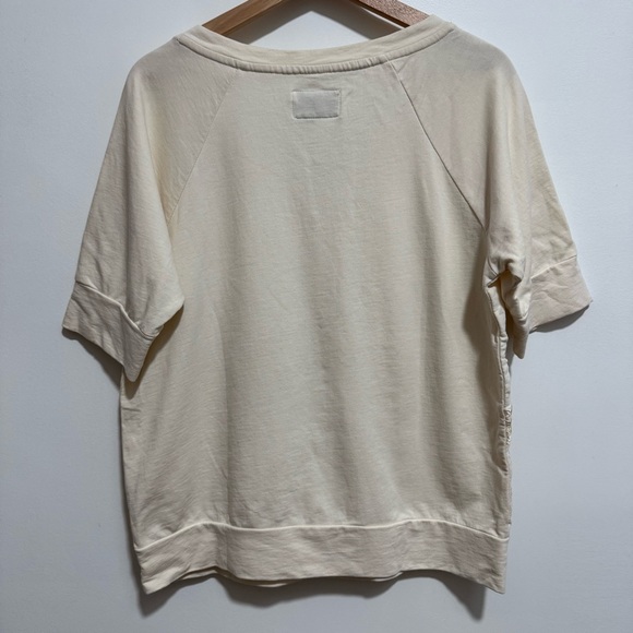 Saturday Sunday Anthropologie Posies Embroidered Floral Artsy Sweatshirt Medium - Picture 7 of 13